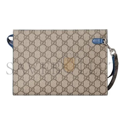 GUCCI BI-COLOR SMALL POUCH 768255 (26*18*6cm)